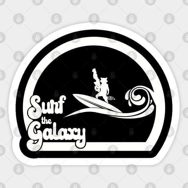 Surf Guardians - Rocket Sticker by @johnnehill